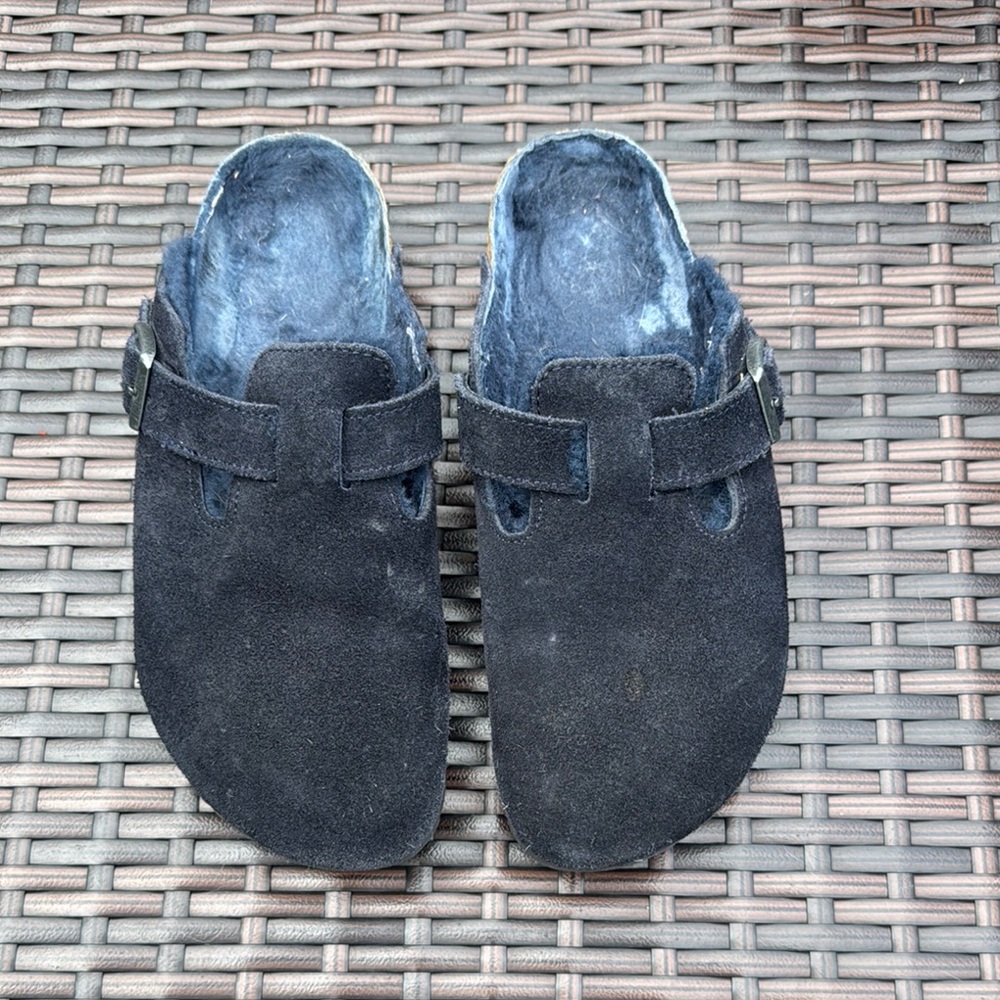 BIRKENSTOCK | 38 Boston Shearling
Suede Leather - Night